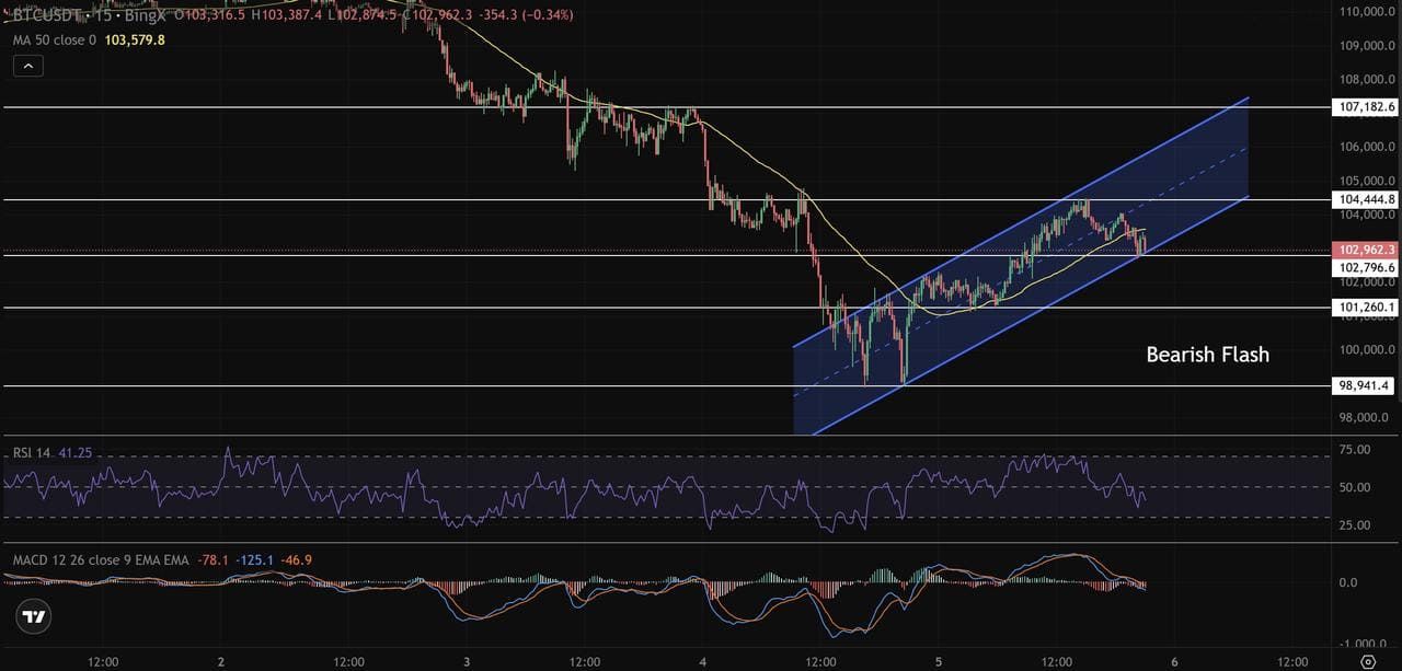 步骤3：降至微观框架：15分钟或5分钟图